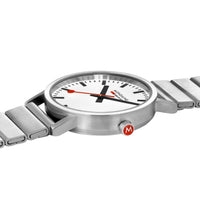 Thumbnail for Analogue Watch - Mondaine Classic Unisex White Watch A660.30360.16SBJ