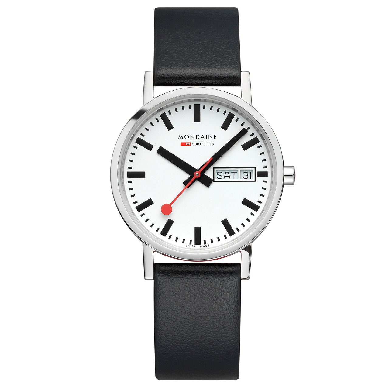 Analogue Watch - Mondaine Classic Unisex White Watch A667.30314.11SBBV