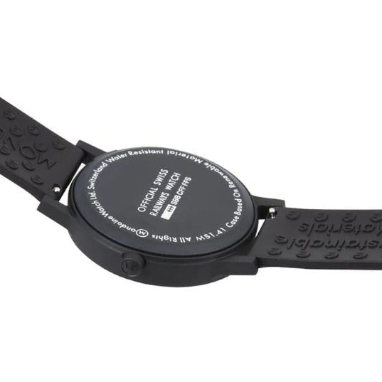 Analogue Watch - Mondaine Essence Unisex Black Watch MS1.41120.RB