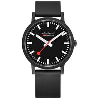 Thumbnail for Analogue Watch - Mondaine Essence Unisex Black Watch MS1.41120.RB