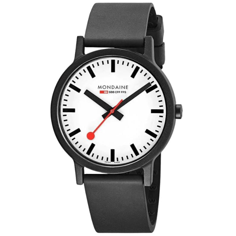 Analogue Watch - Mondaine Essence Unisex White Watch MS1.41110.RB