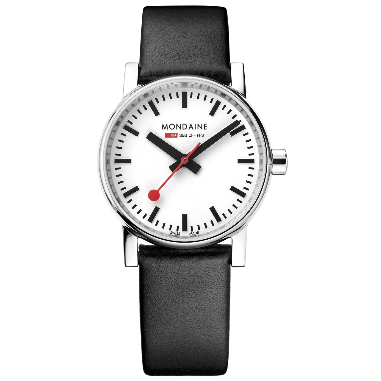 Analogue Watch - Mondaine Evo2 Ladies White Watch MSE.30110.LB