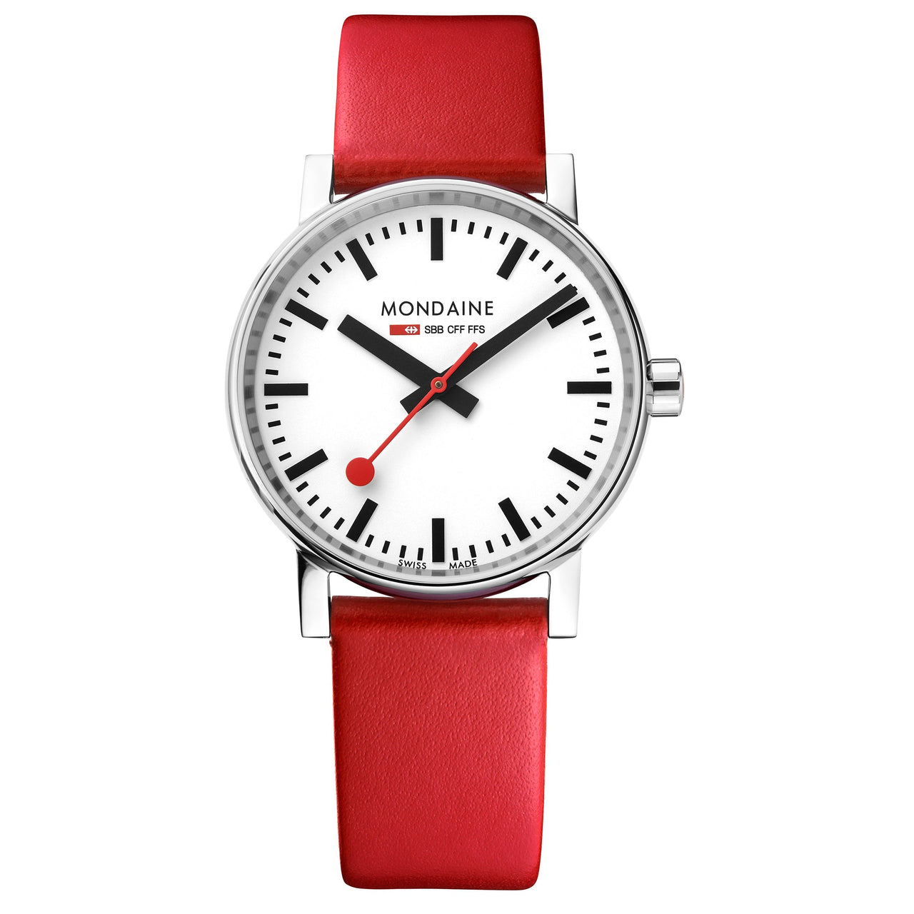 Analogue Watch - Mondaine Evo2 Ladies White Watch MSE.35110.LC