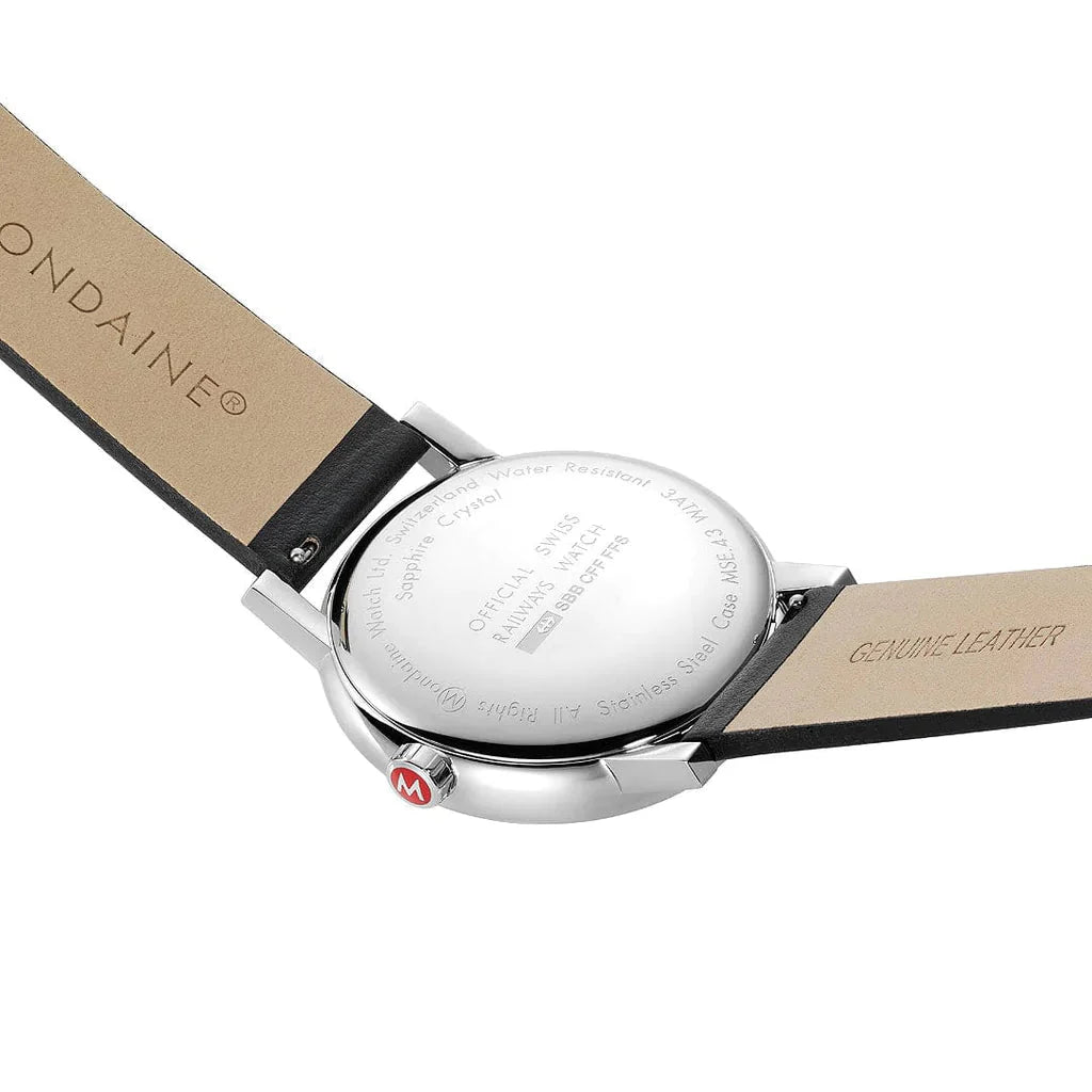 Analogue Watch - Mondaine Evo2 Men's Black Watch MSE.43120.LB