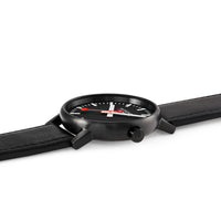 Thumbnail for Analogue Watch - Mondaine Evo2 Unisex Black Watch MSE.40121.LB