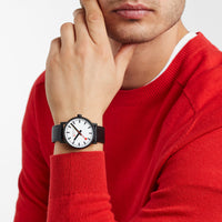 Thumbnail for Analogue Watch - Mondaine Evo2 Unisex White Watch MSE.40111.LB