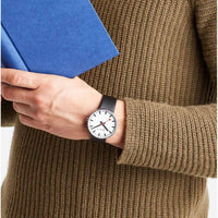 Thumbnail for Analogue Watch - Mondaine Giant Unisex White Watch MSX.4211B.LB