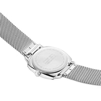 Thumbnail for Analogue Watch - Mondaine Petite Cushion Square Ladies Silver Watch MSL.31110.SM