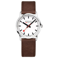 Thumbnail for Analogue Watch - Mondaine Simply Elegant Ladies Brown Watch A400.30351.12SBG