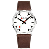 Thumbnail for Analogue Watch - Mondaine Simply Elegant Men's Brown Watch A638.30350.12SBG