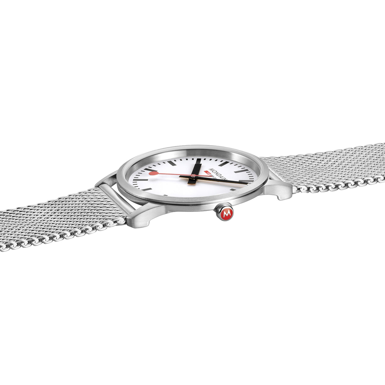 Analogue Watch - Mondaine Simply Elegant Unisex White Watch A400.30351.16SBZ