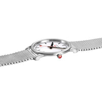 Thumbnail for Analogue Watch - Mondaine Simply Elegant Unisex White Watch A400.30351.16SBZ