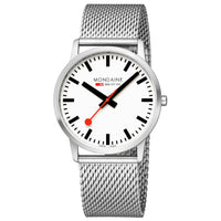 Thumbnail for Analogue Watch - Mondaine Simply Elegant Unisex White Watch A638.30350.16SBZ