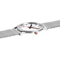 Thumbnail for Analogue Watch - Mondaine Simply Elegant Unisex White Watch A638.30350.16SBZ