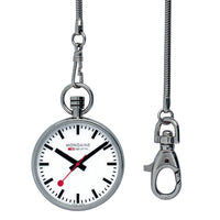 Thumbnail for Analogue Watch - Mondaine Unisex White Pocket Watch A660.30316.11SBB
