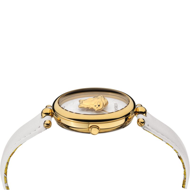 Analogue Watch - Versace Palazzo Empire Barocco Ladies White Watch VECO01320