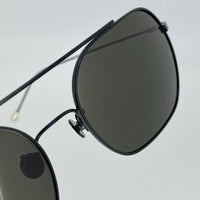 Thumbnail for Ann Demeulemeester Titanium Sunglasses Square Shiny Black 925 Silver CAT3 AD63C1SUN - Watches & Crystals