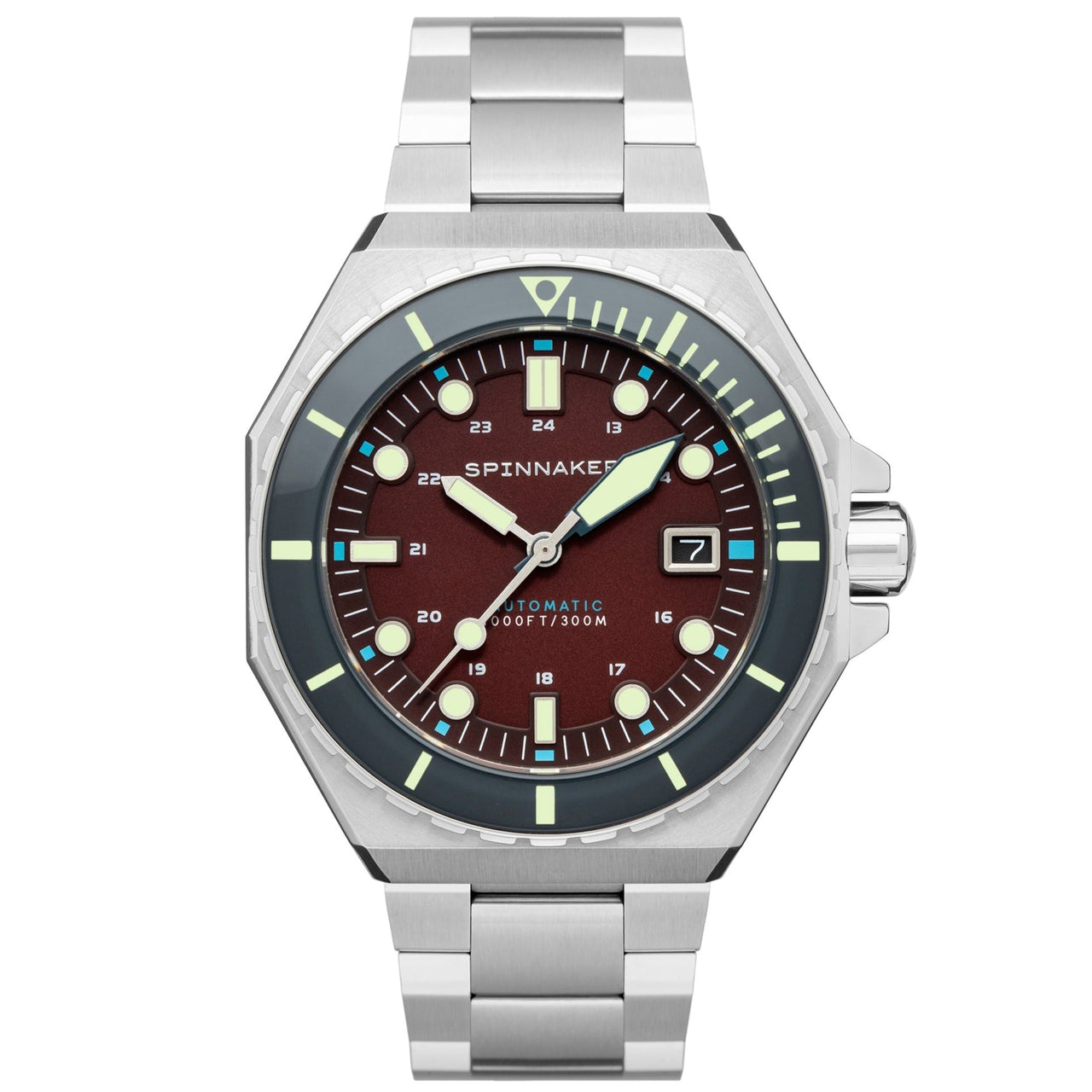 Spinnaker Dumas Diver Watch Red Dial – 300m Automatic Style