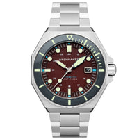 Thumbnail for Spinnaker Dumas Men's Red Dial Diver Automatic Watch SP-5081-AA