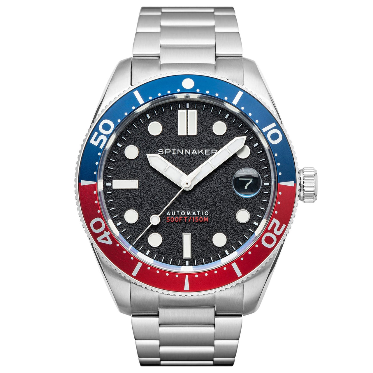 Spinnaker Croft Mid-Size Automatic Black Men's Watch SP-5100-11