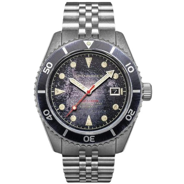 Spinnaker Wreck Black Men's Dive Watch – Automatic 200m Water