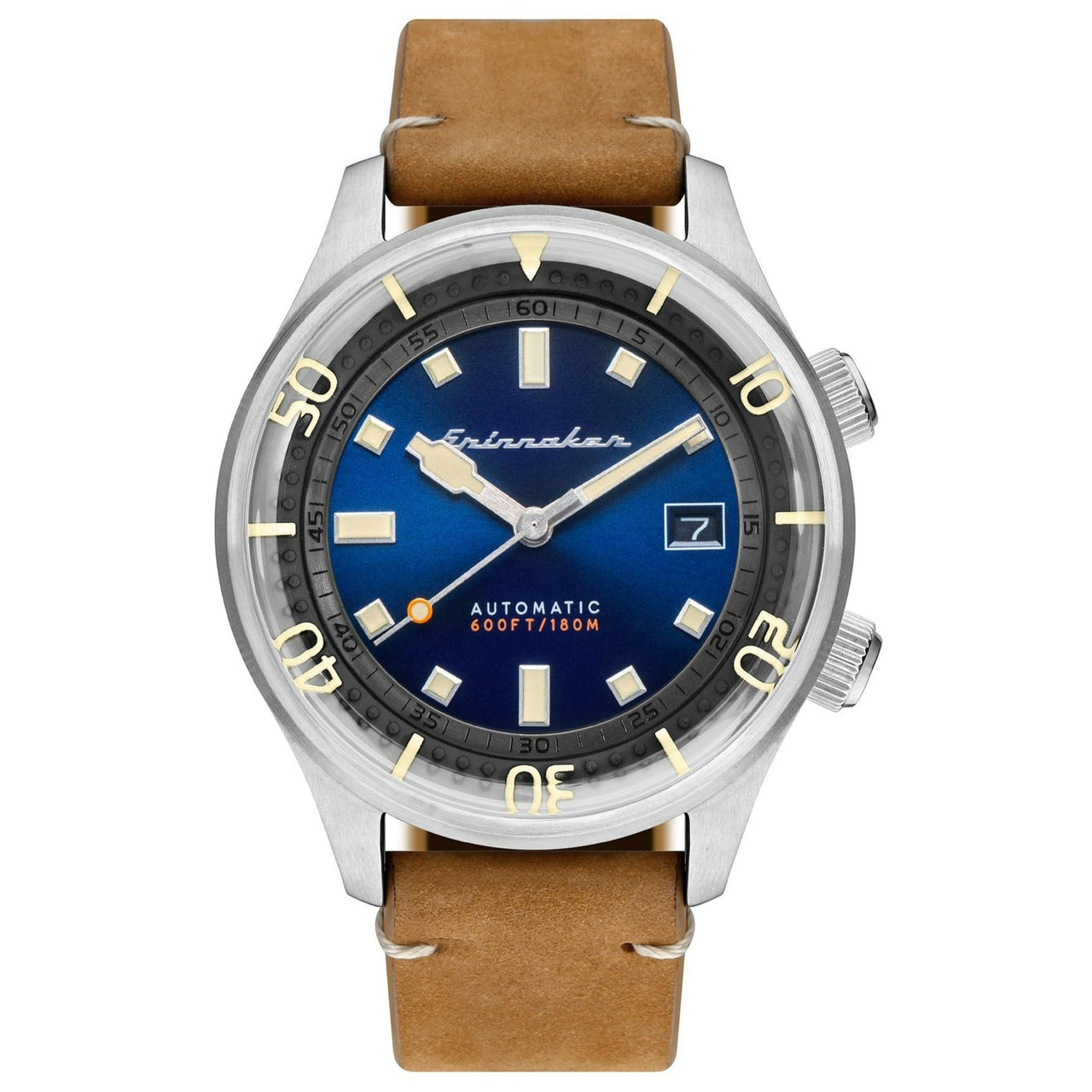 Spinnaker Bradner Automatic Men's Blue Tan Watch SP-5062-05