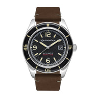 Thumbnail for Spinnaker Fleuss Men's Black Brown Automatic Watch SP-5055-01