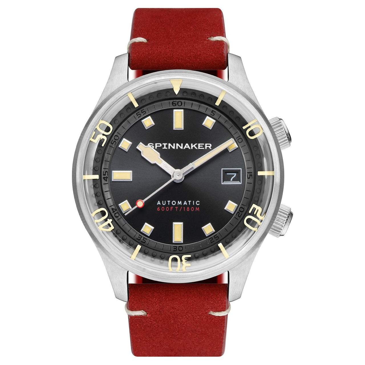 Spinnaker Bradner Men's Black Red Automatic Watch SP-5062-01