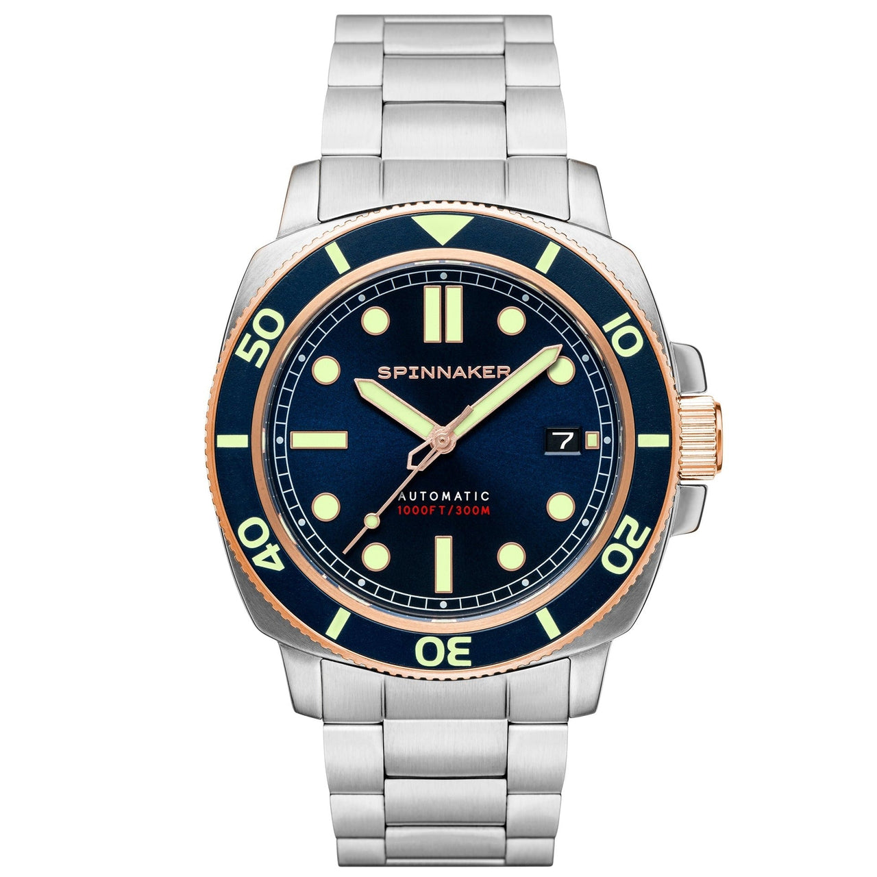 Spinnaker Hull Diver Men's Automatic Blue Dial Watch SP-5088-55