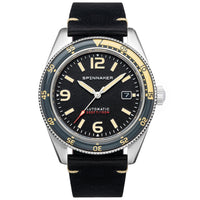 Thumbnail for Spinnaker Fleuss Men's Grey Black Automatic Watch SP-5055-0B