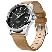 Thumbnail for Venezianico Automatic Watch Black Brown Leather Redentore 40 1221504