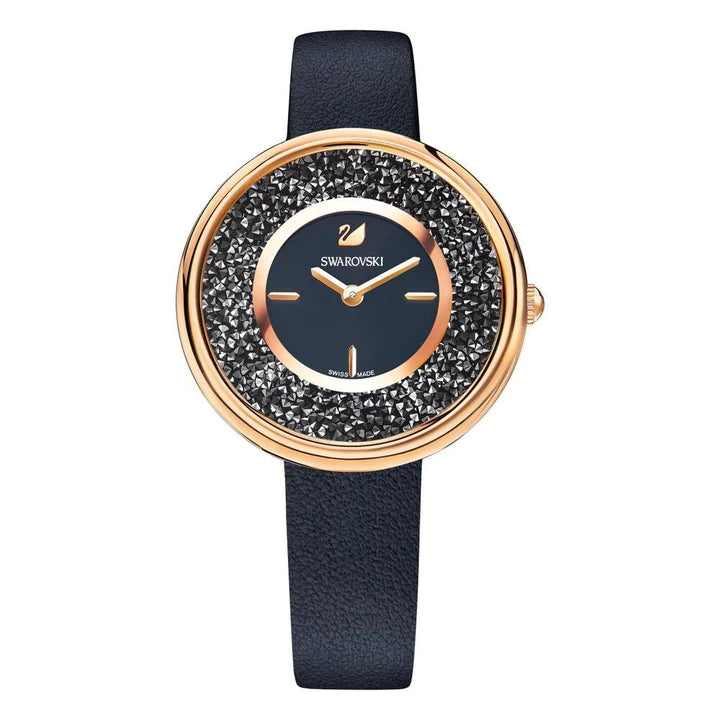 Swarovski Watch Crystalline Pure Rose Gold Black 5275043