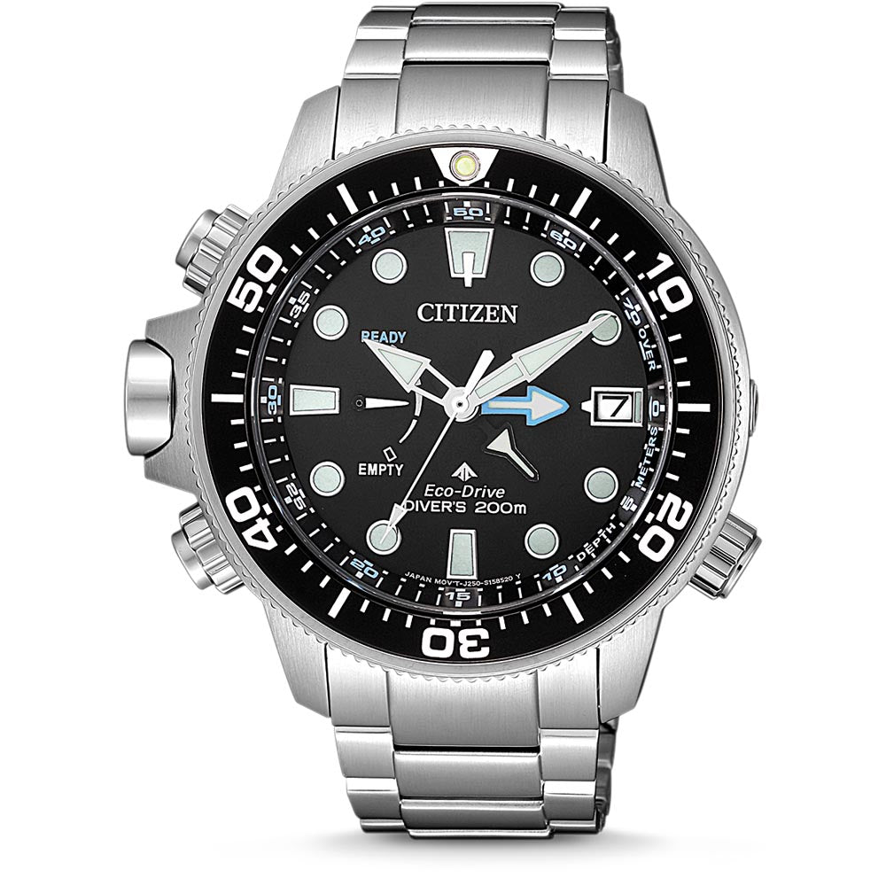 Citizen Eco-Drive Diver Marine Promaster Men's Watch Black BN2031-85E