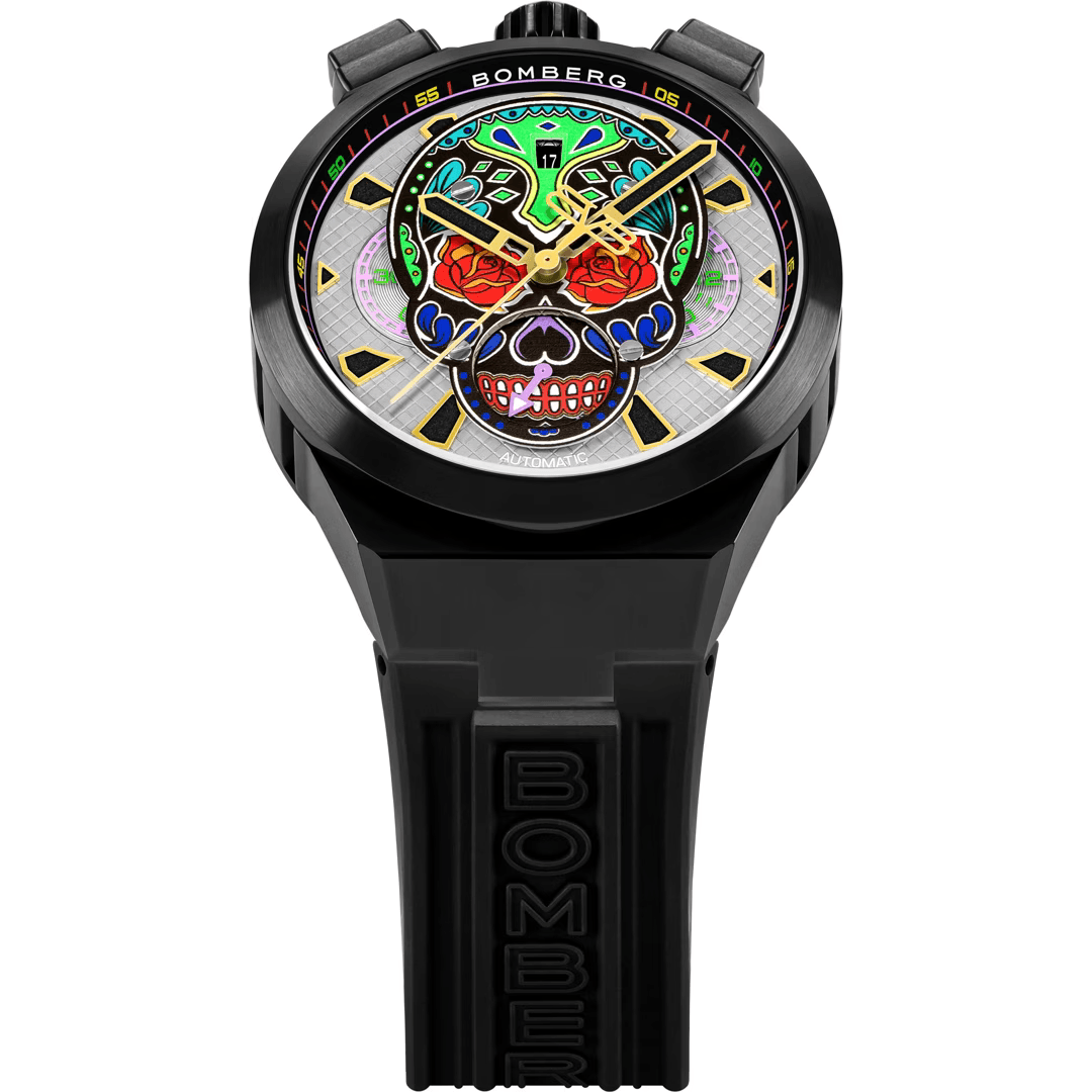 Bomberg Men's Bolt-68 Neo Calaveras Multicolour Watch from Watches