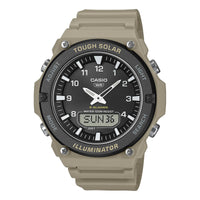 Thumbnail for Casio Tough Solar 50mm Green Black Men's Watch AQ-S820W-5AVDF