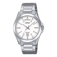 Thumbnail for Casio Standard Day Date 40mm White Unisex Watch MTP-1370D-7A3VDF