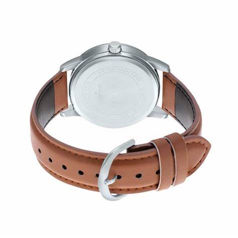 Casio Dress Blue 40mm Unisex Brown Leather MTP-V005L-2B5UDF