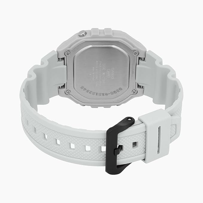 Casio Sport Digital 44mm Unisex Grey Resin W-218H-8BVDF