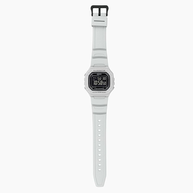 Casio Sport Digital 44mm Unisex Grey Resin W-218H-8BVDF