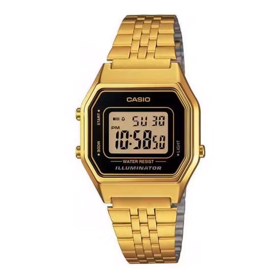 Casio Watch Digital Vintage Gold LA680WGA-1DF