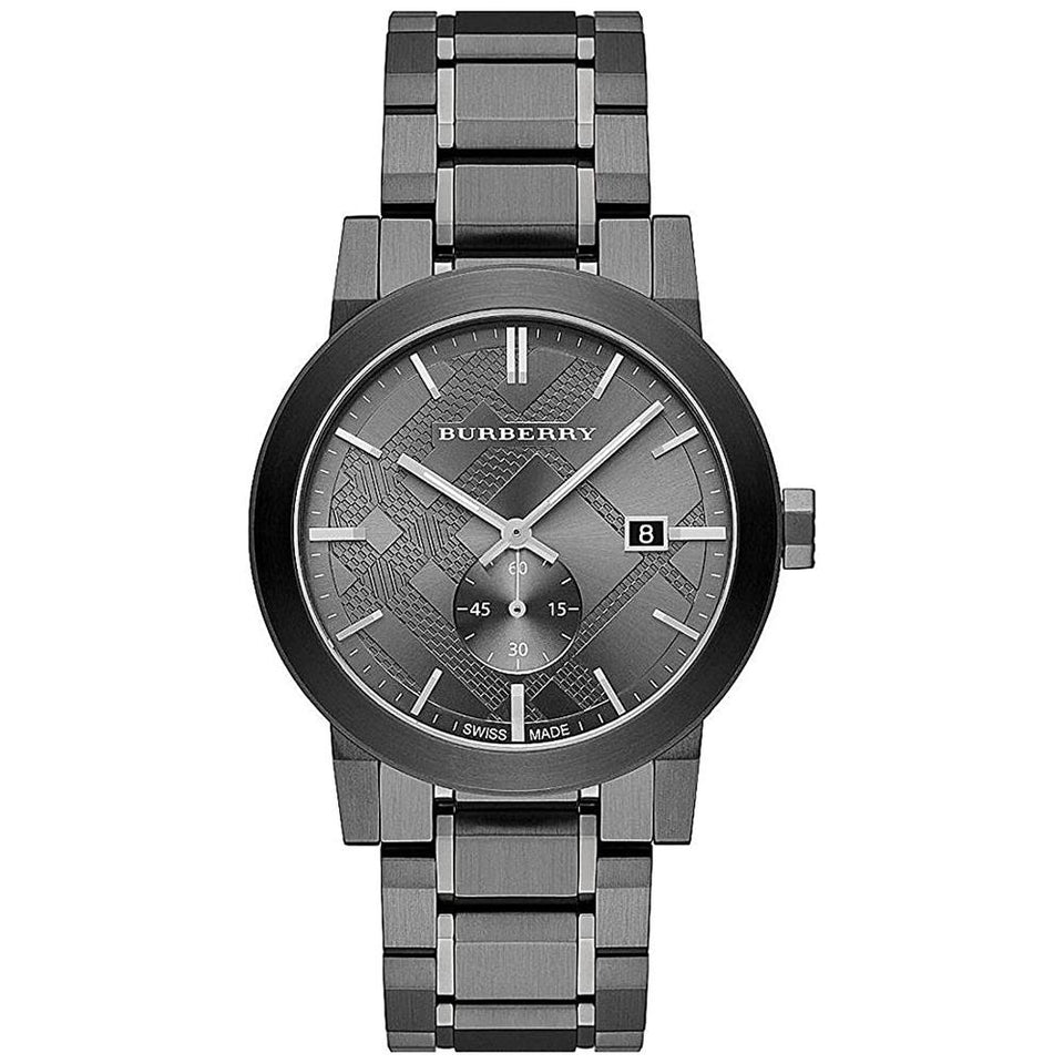 Burberry BU9902 Men's Gunmetal Grey Chronograph Watch from