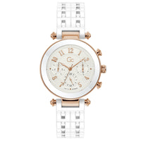 Thumbnail for Chronograph Watch - GC PrimeChic Ladies White Watch Y65001L1MF