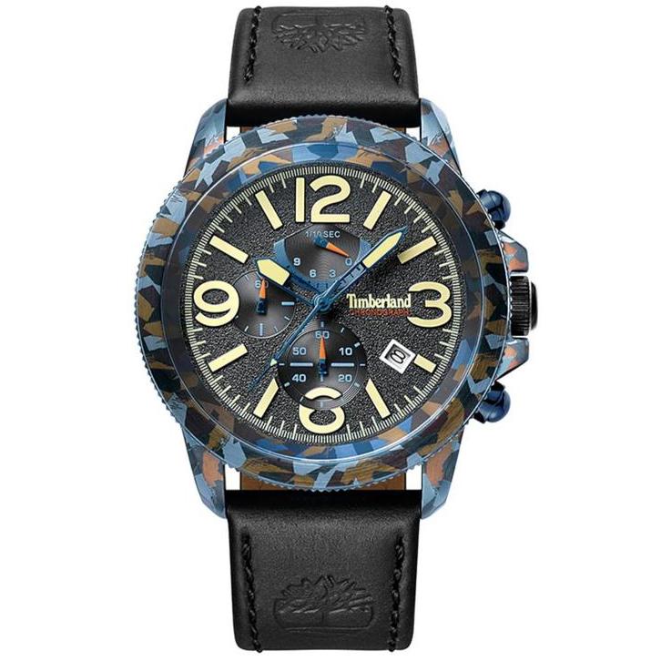 Chronograph Watch - Timberland Ashbrook Black Chronograph Watch 15474JSBL/61