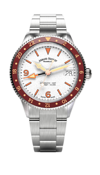 Thumbnail for Armand Nicolet Men's Watch VS1 GMT 38mm Silver A506AXAA-AS-BMA500A