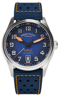 Thumbnail for Armand Nicolet Men's Watch MM2 Date 41mm Blue A740P-BN-P0640BO8