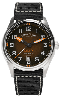 Thumbnail for Armand Nicolet Men's Watch MM2 Date 41mm Black A740P-KN-P0640NC8