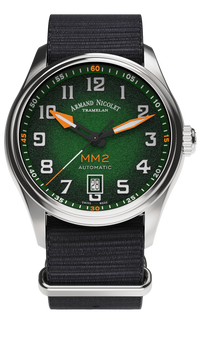 Thumbnail for Armand Nicolet Men's Watch MM2 Date 41mm Green A740P-NV-BN22481AANN