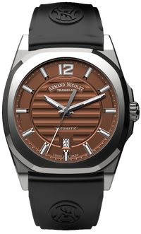 Thumbnail for Armand Nicolet Men's Watch J09 Date 41mm Brown A660AAA-MR-GG4710N