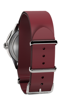 Thumbnail for Armand Nicolet Men's Watch VS1 Date 38mm Silver Burgundy A500AXAA-AS-BN19500AABX