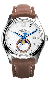 Thumbnail for Armand Nicolet Men's Watch M02 Moonphase 41mm Silver A740L-AG-P140MR2